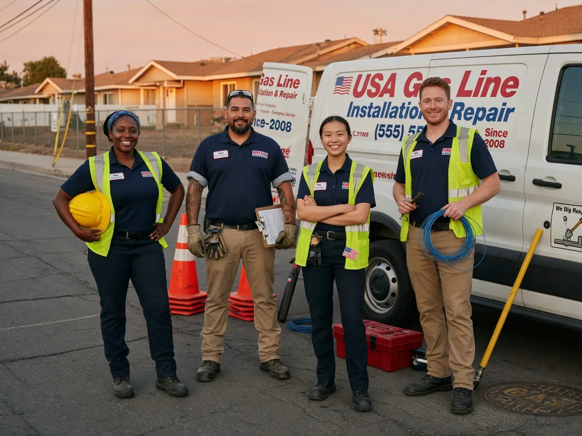Gas Line Installation company in Kettleman City, CA